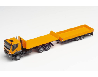 IVECO Trakker 6×6 с прицепом, желтый