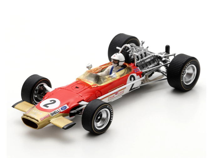 LOTUS F1 49B №2 Monaco GP (1969) Richard Attwood