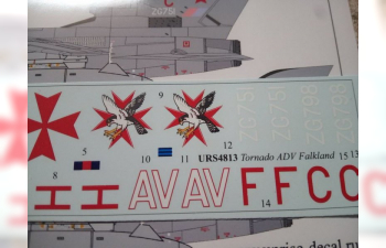 Декаль Tornado ADV F.3 Falkland Islands without stencils