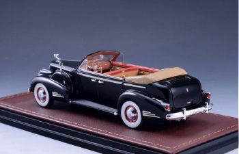 CADILLAC V16 Series 90 Fleetwood Sedan Convertible (открытый) 1938 Black