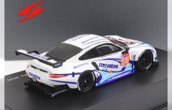 PORSCHE 911 991-2 Rsr 4.0l Team Project 1 N56 24h Le Mans (2020) M.Cairoli - E.Perfetti - L.ten Voorde, White Light Blue