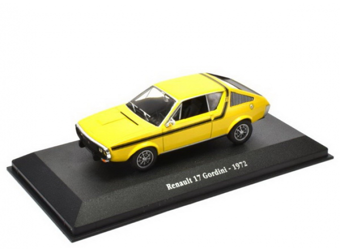 RENAULT 17 Gordini 1972 Yellow