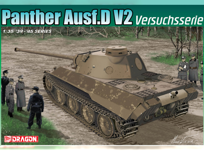 Сборная модель Танк Panther Ausf.D V2 Versuchsserie