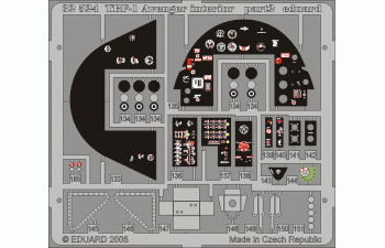 Цветное Фототравление для TBF-1 interior