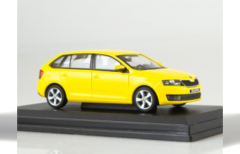 SKODA Rapid Spaceback (2014), yellow