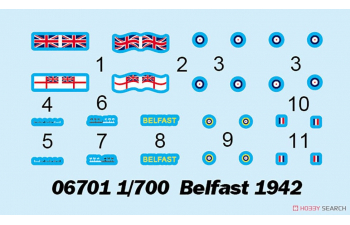 Сборная модель HMS Belfast 1942