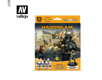 Набор Model Color "IINFINITY HAQQISLAM EXCLUSIVE MINIATURE" 8 цвх17 мл, фигурка