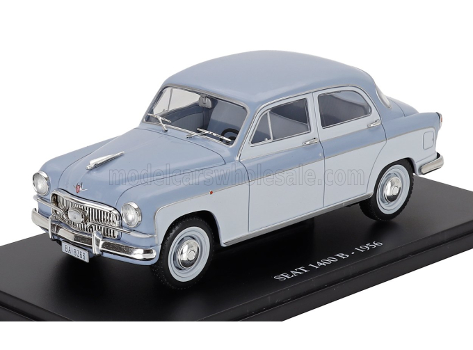 SEAT FIAT 1400b (1956) - Con Vetrina - With Showcase, 2 Tone Blue