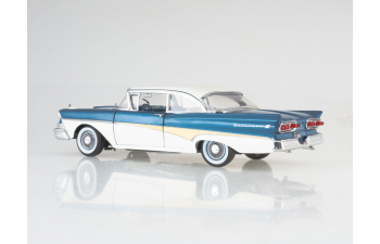 FORD Fairlane 500 HardTop, blue / white