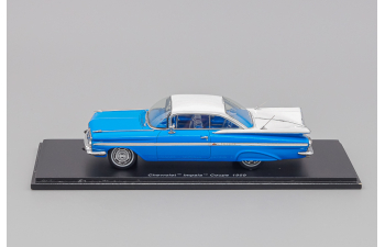 CHEVROLET Impala Coupe (1959), blue / white