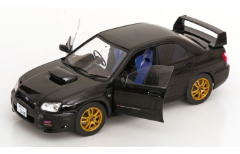 SUBARU Impreza WRX STI (2004), black
