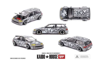 HONDA Civic (EF) Kaido Manga V1 (1987), grey / white