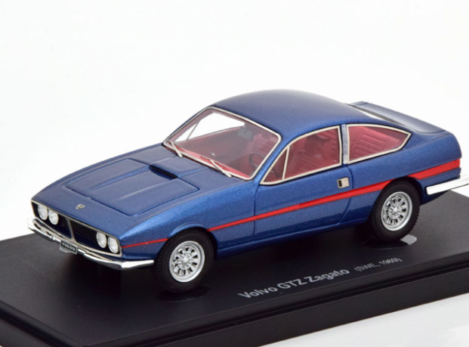 VOLVO GTZ Zagato (1969), blue metallic red