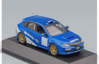 SUBARU Impreza WRX STI WRC liveries presentation car 2009, blue metallic