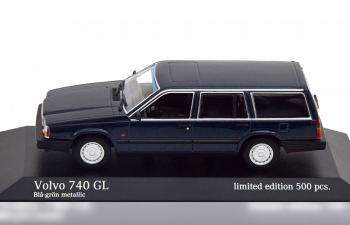 VOLVO 740 GL estate (1986), dark green-metallic