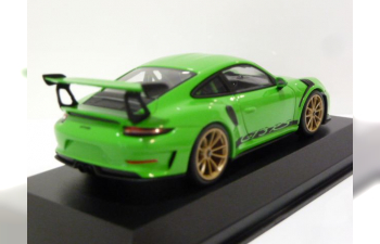  PORSCHE 991 II GT3 RS (2018), lizard green / golden wheels