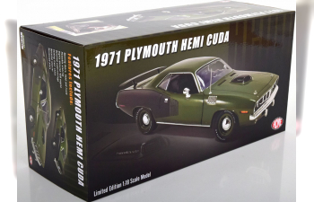 PLYMOUTH Hemi Cuda (1971), green metallic