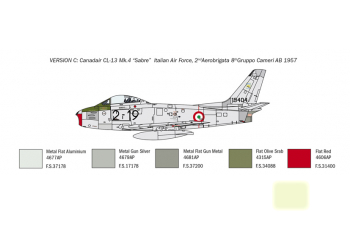 Сборная модель F-86E Sabre