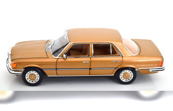 MERCEDES-BENZ 350 SE W116 (1973), gold metallic