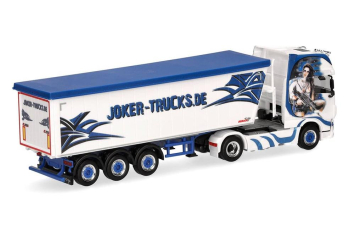 DAF XF 105 Euro6 Joker Trucks, blue/white