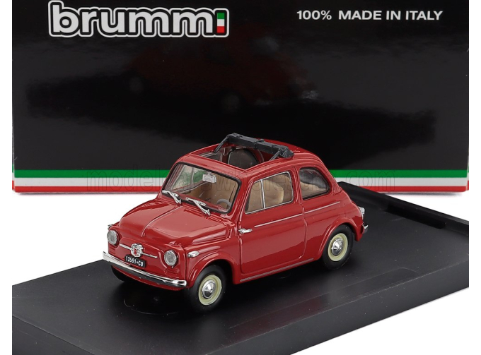 FIAT 500 Nuova Aperta Open (1959), Rosso Corallo - Red
