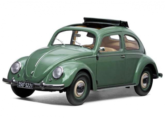 VOLKSWAGEN Beetle Saloon (1950), pastel green