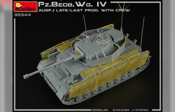 Сборная модель Немецкий командирский танк Pz.Beob.Wg.IV A