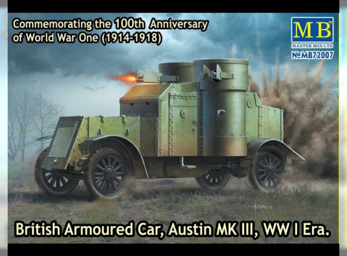 Сборная модель Британский бронеавтомобиль AUSTIN MK III