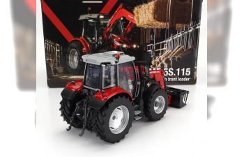 MASSEY FERGUSON Mf5s.115 Tractor With Front Loader (2022), Red Grey