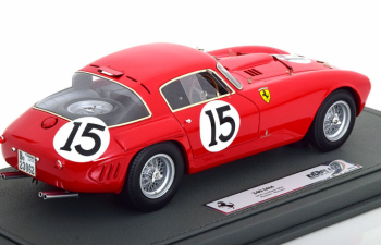 FERRARI 340mm 4.1l V12 S/n0320 Team Scuderia Ferrari N 15 24h Le Mans (1953) P.marzotto - G.marzotto - Con Vetrina - With Showcase, Red