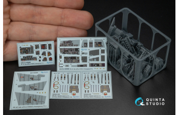 3D Декаль интерьера кабины RF-4C Phantom II (late без DMAS) (Hasegawa) (с 3D-печатными деталями)