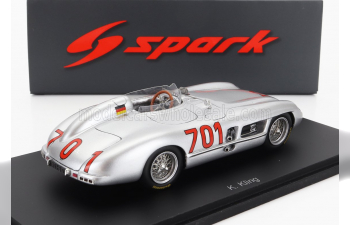 MERCEDES-BENZ 300 Slr 3.0l S8 Team Daimler-benz Ag №701 Mille Miglia (1955) K.Kling, Silver