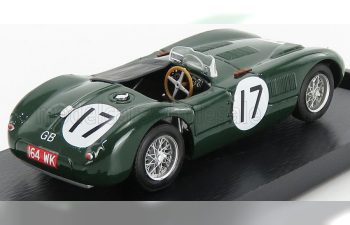 JAGUAR C-type 3.4l S6 Team Jaguar Cars Ltd N 17 2nd 24h Le Mans 1953 S.moss - P.walker, British Racing Green