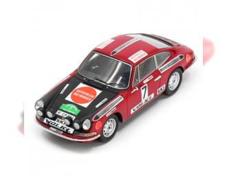 PORSCHE 911s №7 Rally Bavaria (1970) W.Rohr - H.Marecek, Red Black
