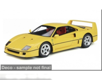 FERRARI F40 (1995). yellow