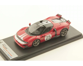 FERRARI 849 Testarossa №25 Assetto Fiorano (2025), Rosso Fiammante - Red White