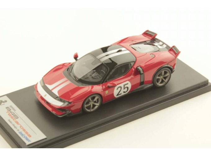 FERRARI 849 Testarossa №25 Assetto Fiorano (2025), Rosso Fiammante - Red White