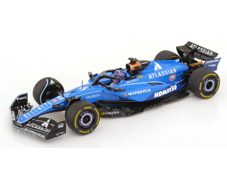 WILLIAMS F1 Fw47 Team Williams Atlassian Racing №23 Australian Gp (2025) Alexander Albon, Blue Black
