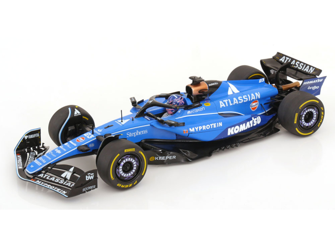WILLIAMS F1 Fw47 Team Williams Atlassian Racing №23 Australian Gp (2025) Alexander Albon, Blue Black