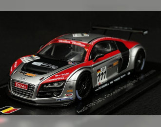 AUDI R8 Lms Team Phoenix Racing №111 24h Spa (2009) Henri Moser - Marcel Fassler - Alex Margaritis - Marc Basseng, Silver Red