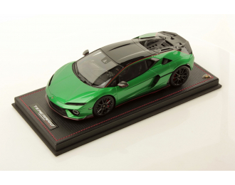 LAMBORGHINI Temerario Alleggerita Package (2024) - Con Vetrina - With Showcase, Verde Mercurio - Green