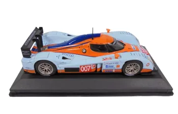 LOLA Aston Martin B09/60 6.0l V12 Team Gulf Amr Eastern Europe №007 24h Le Mans (2009) Tomas Enge - Stefan Mucke - Jan Charouz, Light Blue Orange