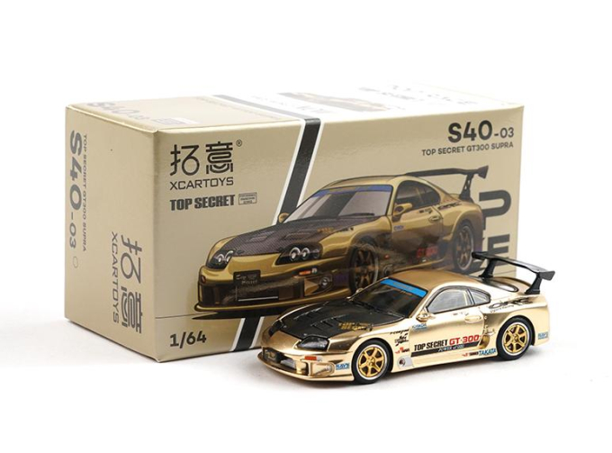 TOYOTA Supra GT300 Top Secret, gold / black