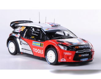 CITROEN DS3 WRC 11 Rally Sweden (Peter Solberg - Chris Patterson) 2011, red