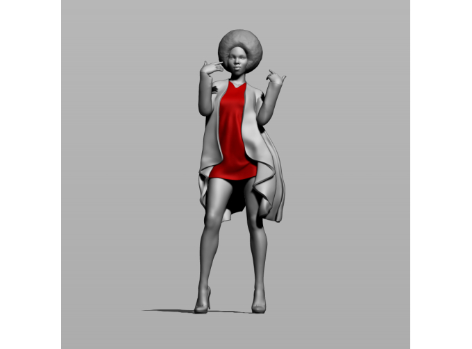 Фигура Мами, окрашенная