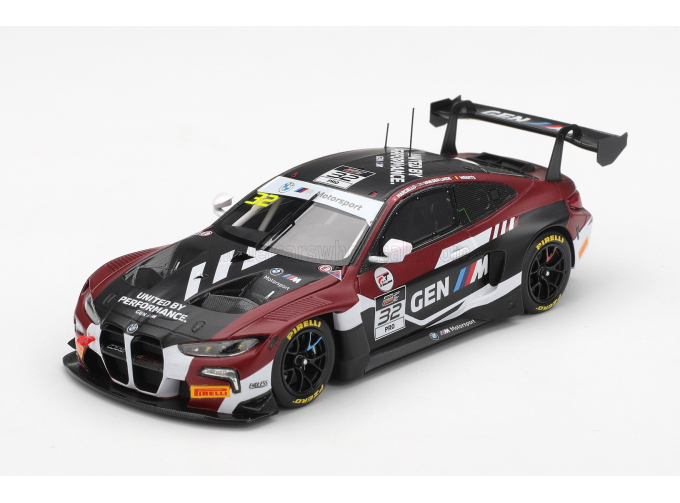 BMW 4-SERIES M4 GT3 EVO 3.0L TURBO Team WRT №32 Winner IGTC 1000km SUZUKA 2025 Kelvin Van Der Linde - Raffaele Marciello - Charles Weerts