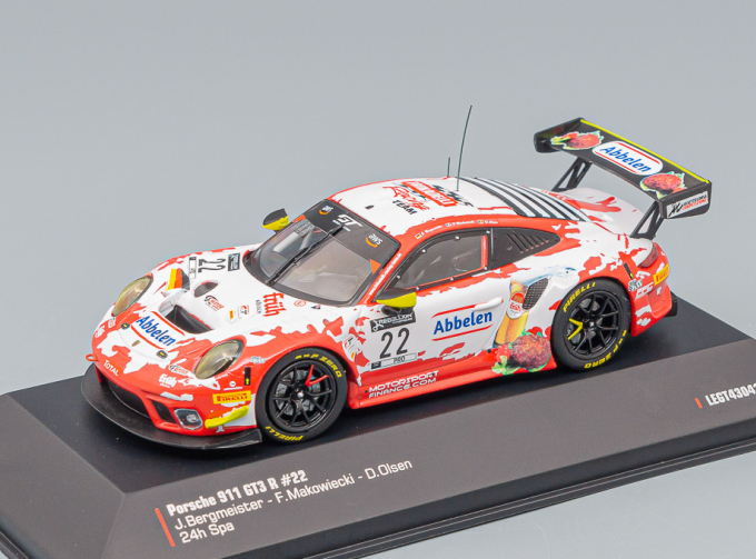 PORSCHE 911 GT3 R No 22 24h Spa, Bergmeister/Makowiecki/Olsen (2020)