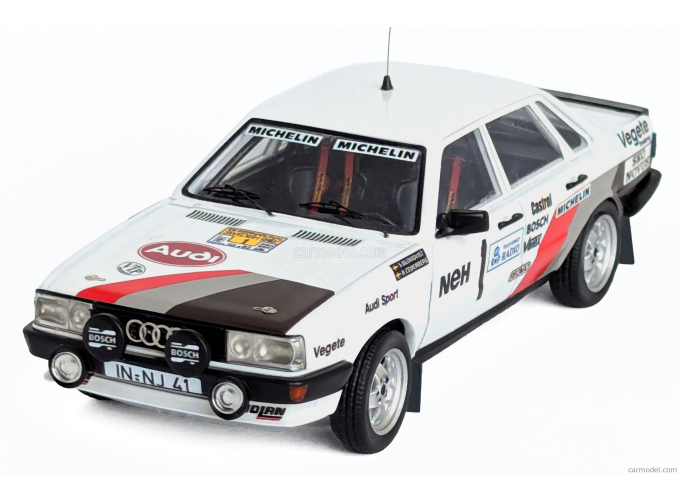 AUDI 80 Quattro (night version) №1 2nd Rally Sweden (1983) Stig Blomqvist - Bjorn Cederberg