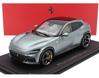 FERRARI Purosangue Suv Panoramic Roof (2022) - Con Vetrina - With Showcase, Grigio Titanio - Grey