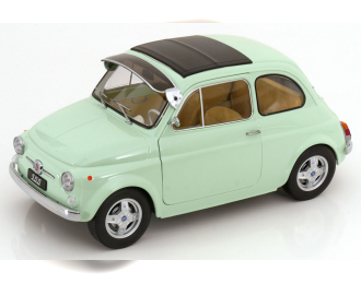 FIAT 500 F Custom with removable Softtop (1968), mint green